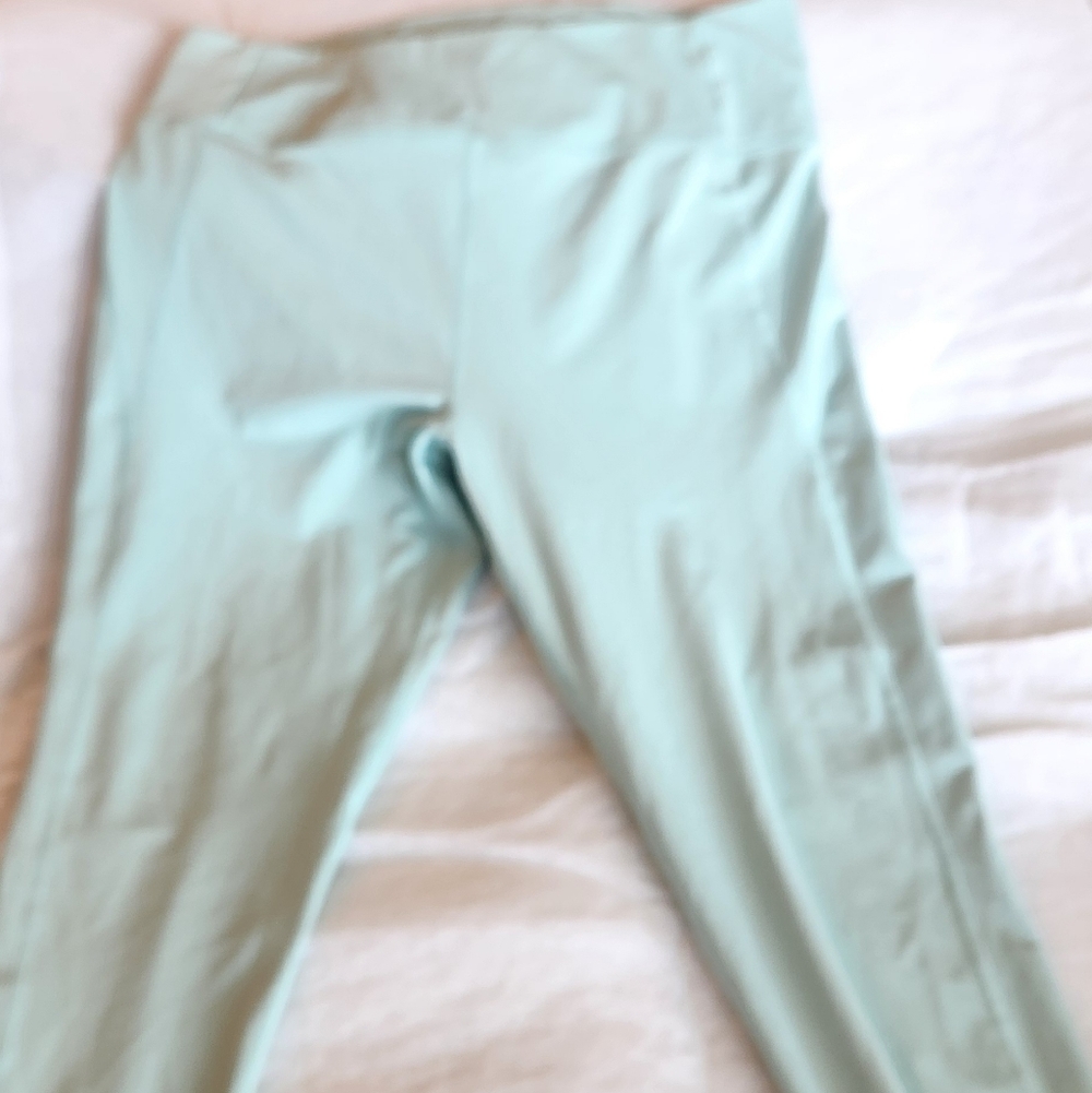 Girlfriend Collective Light Green Womens Leggings